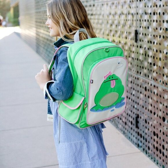 Beatrix Katarina the Frog Big Kids Backpack - Picture 1 of 3